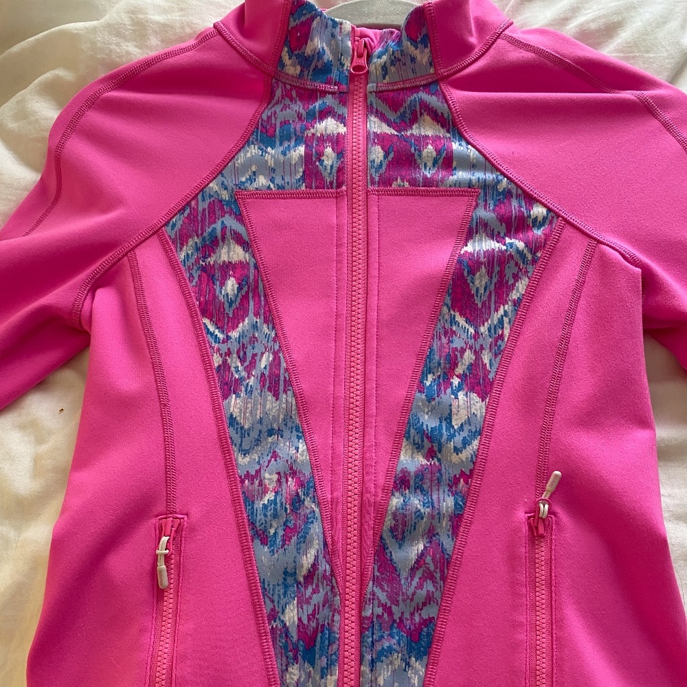 Girls athletic jacket pink